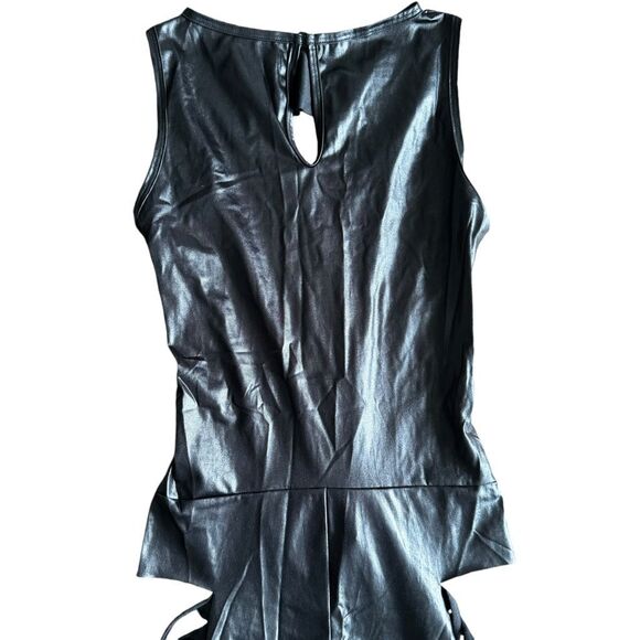 Espiral Lingerie Black Spandex Sexy Cut-Out One Piece Jumpsuit - Picture 3 of 8